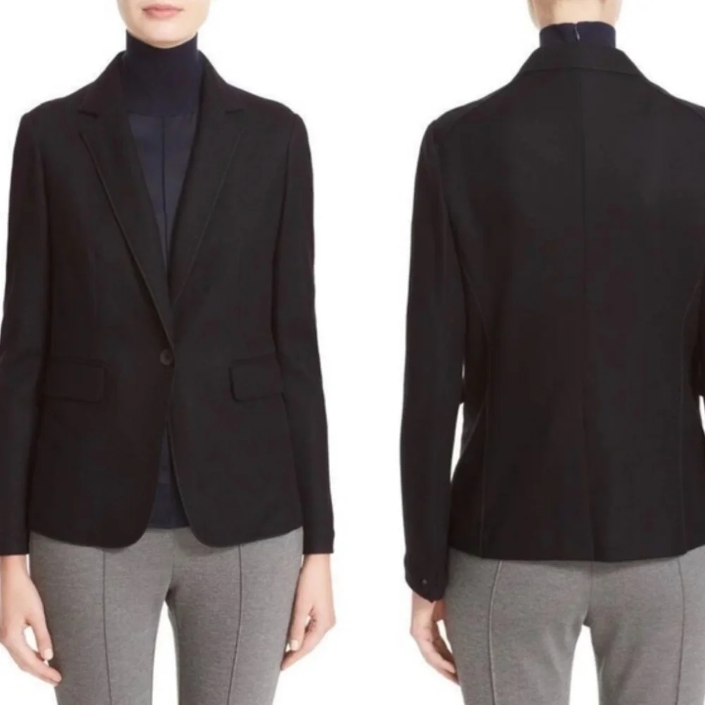 Rag & Bone Felted Wool One Button Blazer Jacket